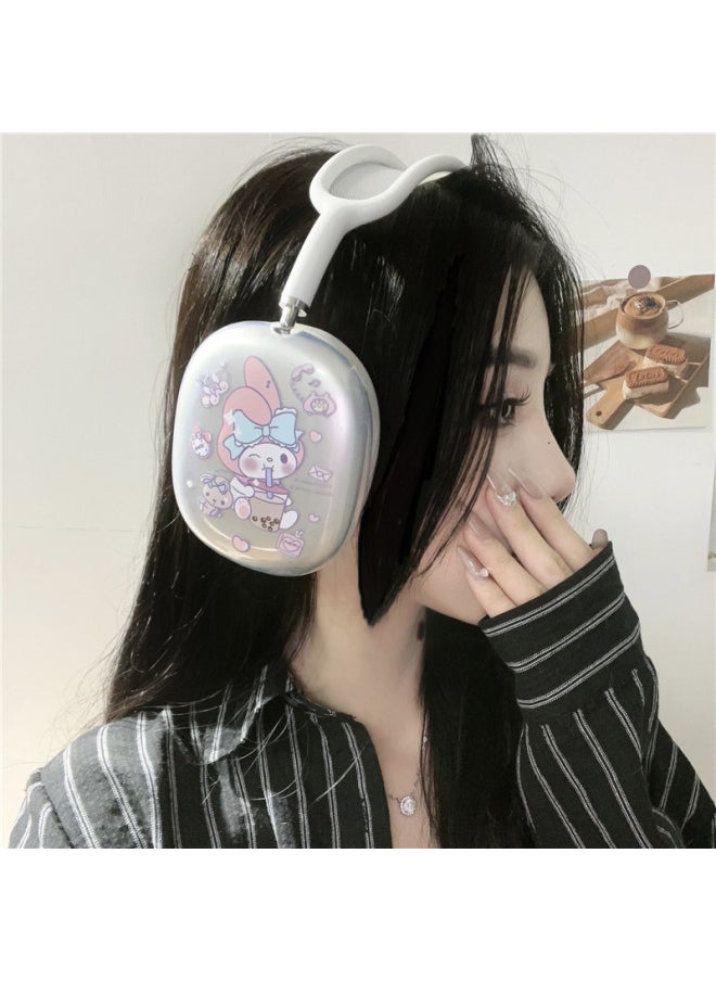 Generic - Cartoon Melody For Apple AirPods MAX Headset Case Wireless Bluetooth Kulomi Protective Cover-Color:Milk Tea Kulomi-protective Case-Applicable Model:Airpods MAX - Image 1