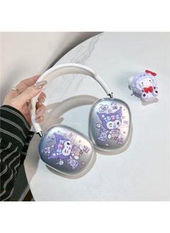 Cartoon Melody For Apple AirPods MAX Headset Case Wireless Bluetooth Kulomi Protective Cover-Color:Milk Tea Kulomi-protective Case-Applicable Model:Airpods MAX
