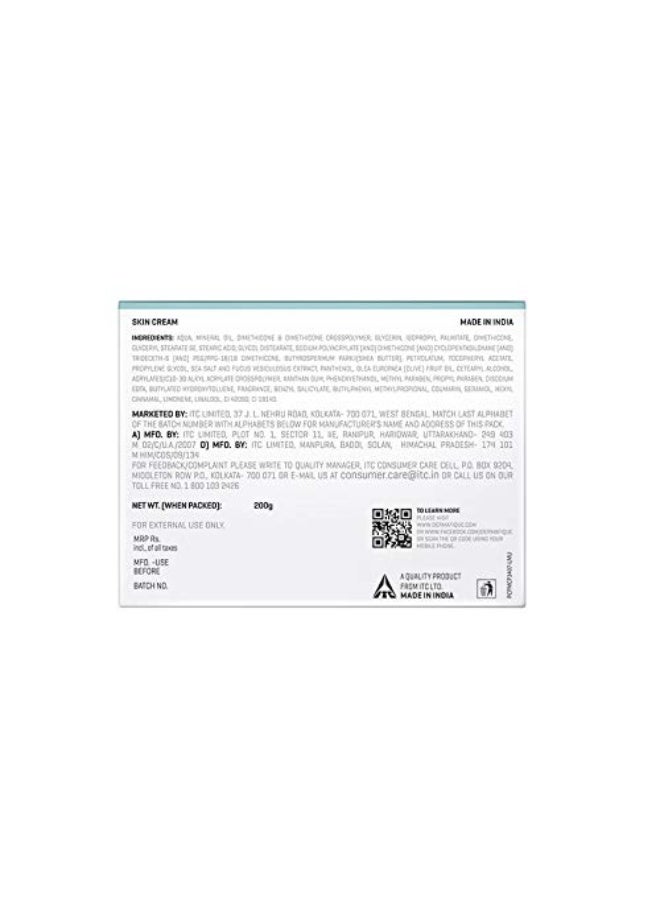 Dermafique Aqua Cloud Hydrating Crème with Shea Butter – 200g, with Seaweed Extracts, Weightless & Non-greasy That Results in Glowing Skin, Moisturizer for Face with Deep Hydration and Nourishment | For All Skin Type - Image 2