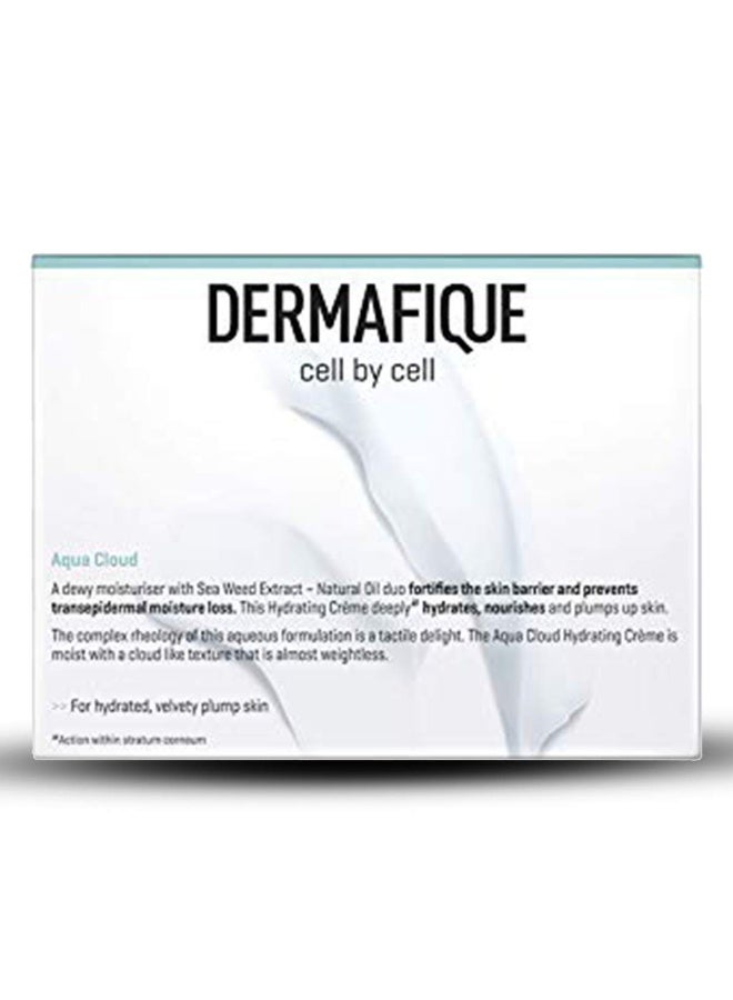 Dermafique Aqua Cloud Hydrating Crème with Shea Butter – 200g, with Seaweed Extracts, Weightless & Non-greasy That Results in Glowing Skin, Moisturizer for Face with Deep Hydration and Nourishment | For All Skin Type - Image 3