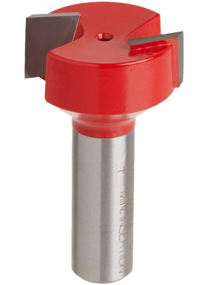 freud Freud Spoilboard Surfacing & Mortising Bit with Perma-Shield Coating for Ultra-Clean Hinge Mortises - 2 Cutters, 18000 RPM, 1/2" Height, 1-1/4" Dia., 1/2" Shank - 16-108  - Image 5