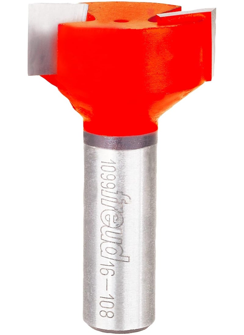 freud Freud Spoilboard Surfacing & Mortising Bit with Perma-Shield Coating for Ultra-Clean Hinge Mortises - 2 Cutters, 18000 RPM, 1/2" Height, 1-1/4" Dia., 1/2" Shank - 16-108  - Image 1