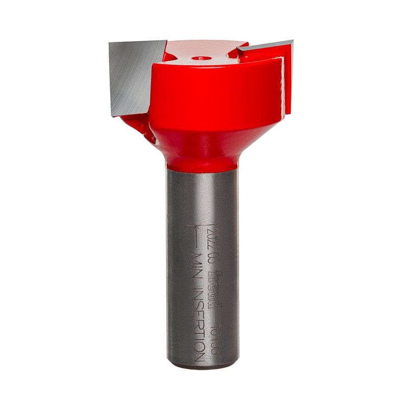 Freud 16-108: 1-1/4" (dia.) Spoilboard Surfacing & Mortising Bit with 1/2" shank, 1/2" carbide height - Image 1
