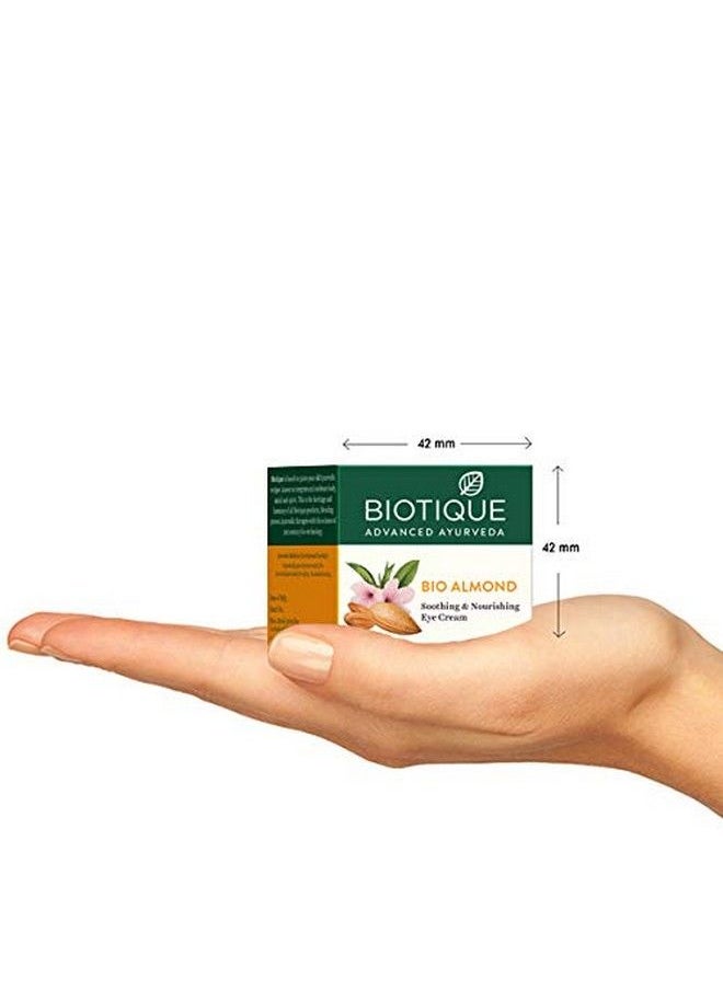 Biotique - Almond Under Eye Cream For Dark Circles & Puffiness 16 G - Image 1
