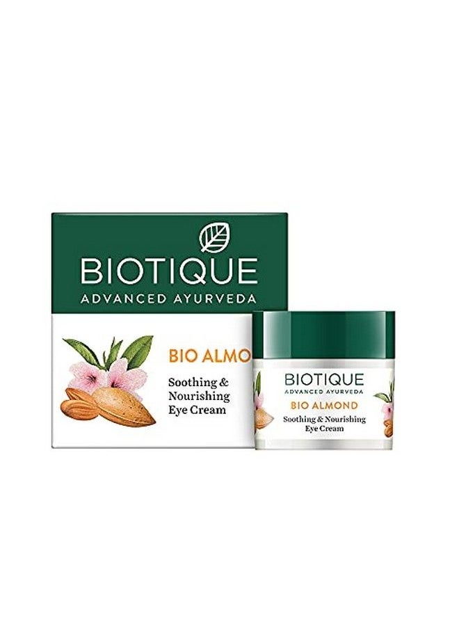 Biotique - Almond Under Eye Cream For Dark Circles & Puffiness 16 G - Image 1