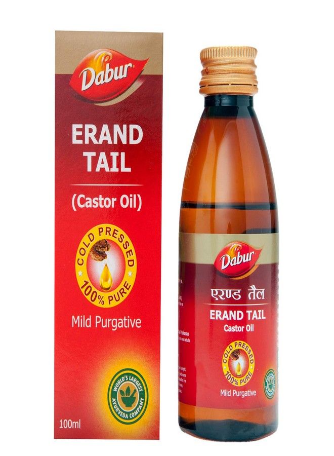 Dabur زيت الخروع النقي المضغوط على البارد من دابر يوفر تخفيفًا فعالًا من الإمساك - 100 مل - Image 1