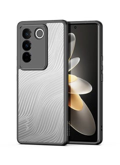 DUX DUCIS DUX DUCIS Aimo Aimo Cover for the vivo S16/S16 Pro/V27/V27 Pro mobile phone slim, transparent matte cover made of TPU, polycarbonate, polypropylene, silicone - black  - Image 1