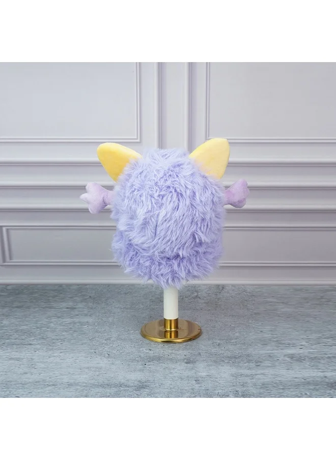 LITTLE SURPRISE BOX Purple Furry Monster 3D Style Winter Cap/Beanie For Kids
