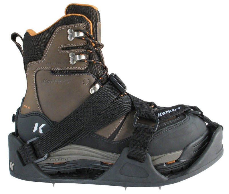 Korkers Extreme Ice Cleat - Tough and Durable Overshoe Cleats - 28 Large Spikes - Black - Medium - Image 2