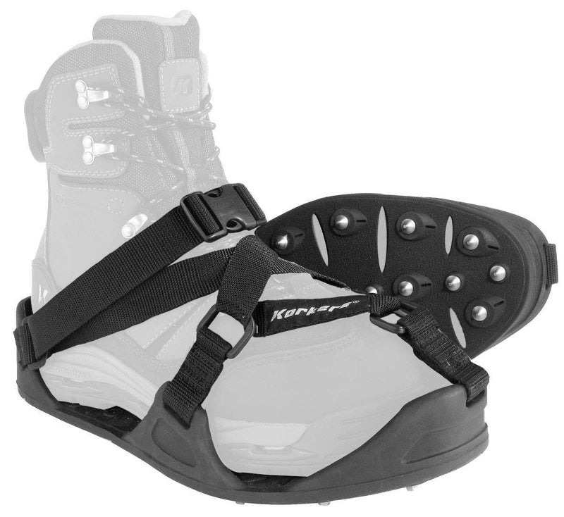 Korkers Extreme Ice Cleat - Tough and Durable Overshoe Cleats - 28 Large Spikes - Black - Medium - Image 4
