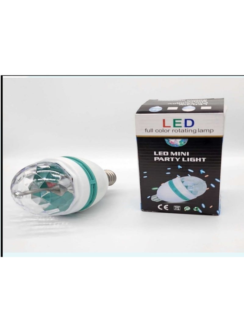 Rotating Lamp - Multi-Color Reflection on Ceiling and Wall, 360 Degree Rotation, Easy to Install, Energy Saving, Perfect for Rooms and Any Space