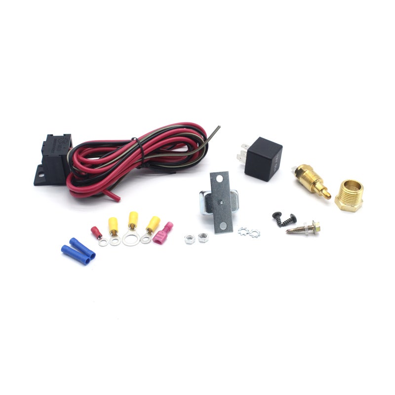 Electric Fan Relay Kit: Multicolor - Engine Protection & Fuel Saving Temperature Relay Kit for Vehicle Engine Maintenance & Safe Driving - Image 1