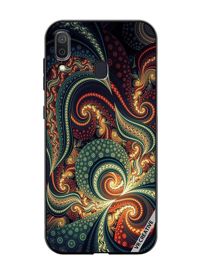 VR CREATIVE Protective Case Cover For Samsung Galaxy A30 Pastel Green Design Multicolour - Image 1