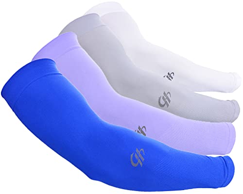 HOPESHINE Arm Sleeves UV Sun Protection Cooling UPF 50+ 4-Pairs for Men Women Cycling, Golf, Outdoor Sports - Image 4