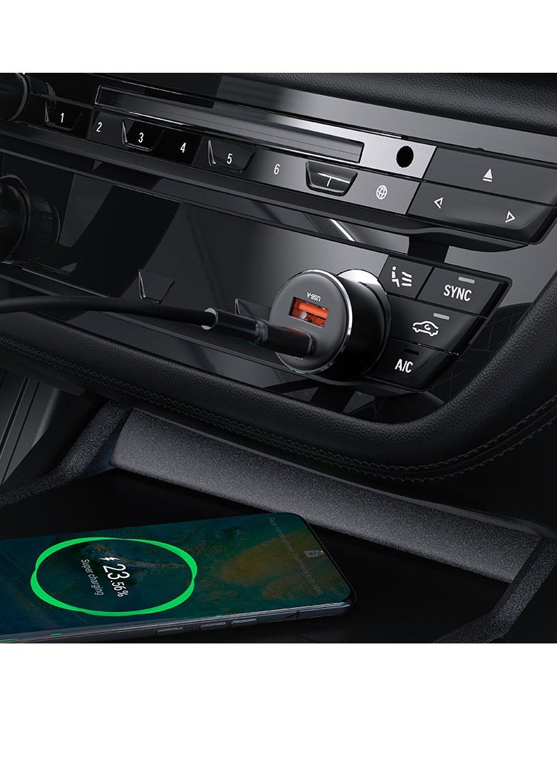 ACEFAST  Fast Charge Car Charger B12 60W (1xUSB-C + 1xUSB-A) - Image 4