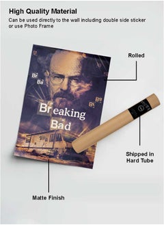 LOWHA Poster Painting Art With Four Separate Pieces Of Double-Sided Stickers Breaking Bad For Home Bedroom Living Room And Office Decor  - Image 2