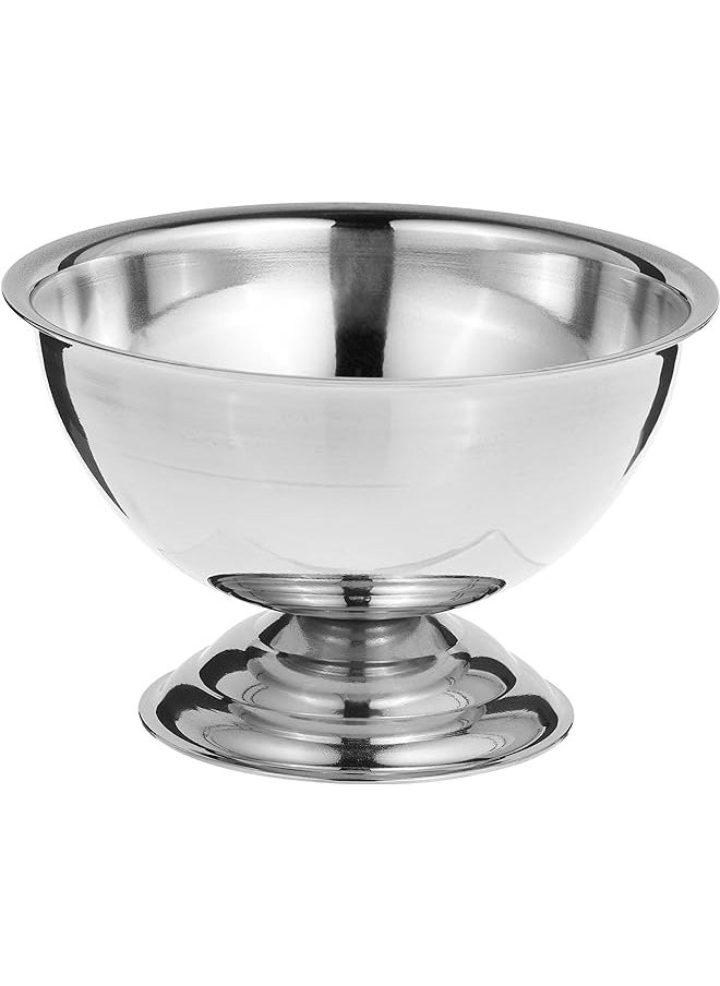 RAJ - Sundae Ice Cream Dish Silver 9.5 Cm Sdd001 Dessert Dish Bowls Salad Fruit Bowls Dessert Cups - Image 1