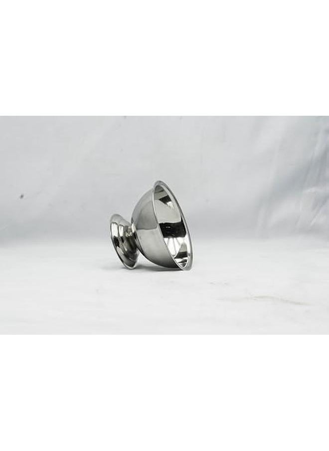 RAJ - Sundae Ice Cream Dish Silver 9.5 Cm Sdd001 Dessert Dish Bowls Salad Fruit Bowls Dessert Cups - Image 1