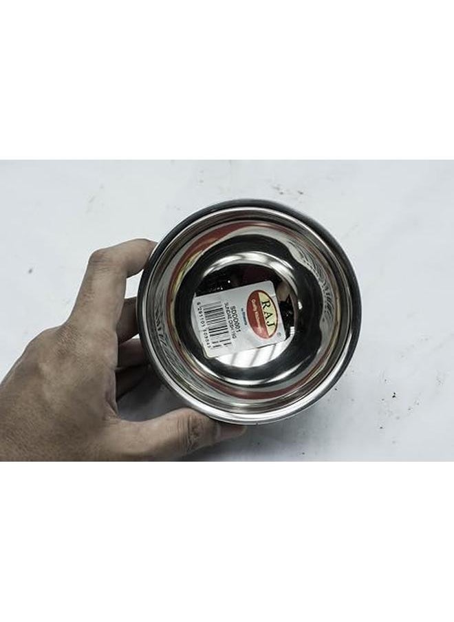 RAJ - Sundae Ice Cream Dish Silver 9.5 Cm Sdd001 Dessert Dish Bowls Salad Fruit Bowls Dessert Cups - Image 1