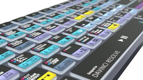 Logickeyboard Titan Wireless Backlit Keyboard for Davinci Resolve - Mac - Image 5