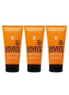 Van der Hagen Shave Butter- Best Shave 3 pack (6 oz/tube) 