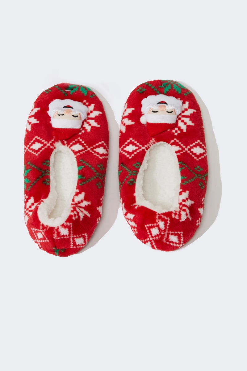 DeFacto Red Woman Woman Flat Sole Home Slippers Casual - Image 5
