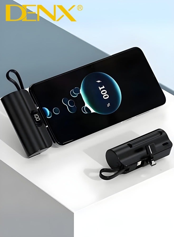 Denx Mini Power bank charger with multiple ports that supports fast charging | 5000 mAh | DX412 - Image 1