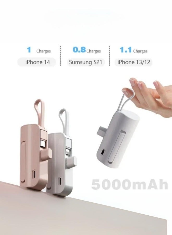 Denx Mini Power bank charger with multiple ports that supports fast charging | 5000 mAh | DX412 - Image 3
