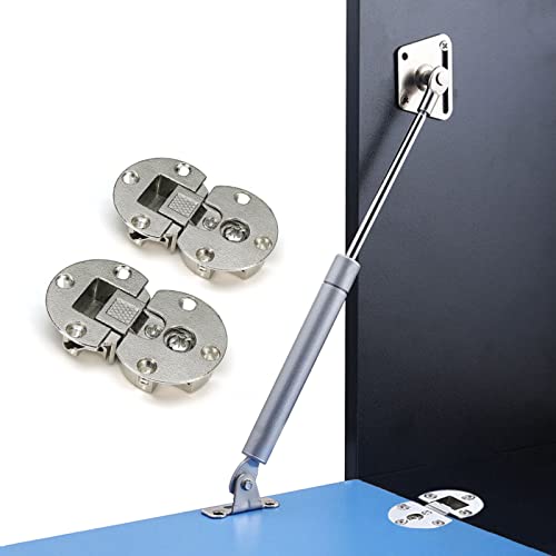 YIDELAI Flap Hinges (1 Pair) Closet Cabinet Door Hinges Adjustable Flat Hinges - Image 5