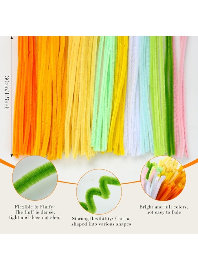 Pipe Cleaners Craft Kit – DIY Flower Bouquet Making Kit, Chenille Stems Craft Supplies for Art Projects, Pipe Cleaner Craft for Creative Activities, Beginner-Friendly Craf Kit for Flower Making - Image 3