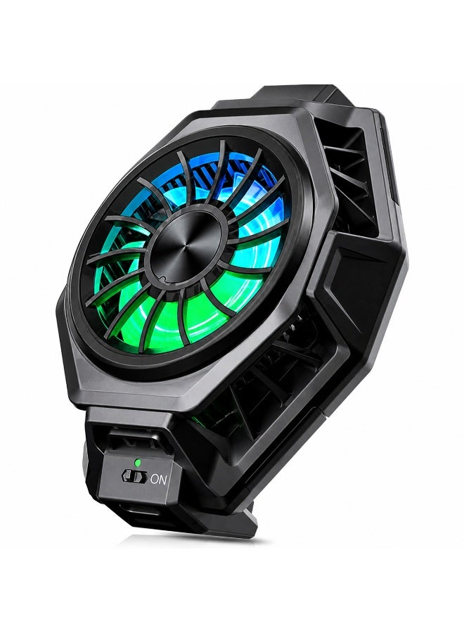 BR20 PRO Phone Cooler 15W Wireless Charger 2-in-1 – Semiconductor Cooling Fan for Gaming, TikTok, Live Streaming (iOS & Android) - Image 1