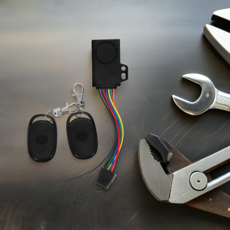 2 Sets Bike Alarms for Ebike: Electric Scooter with Dual Remote Controls - High Sensitivity Anti-Theft System for Electric Bikes Scooters - Image 3