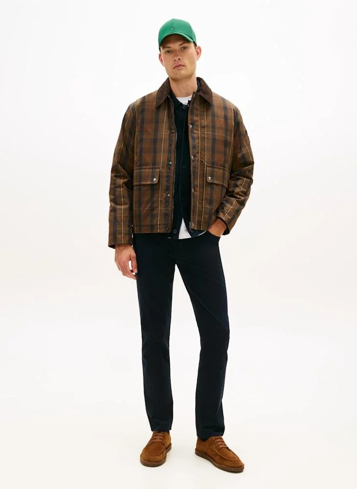 Tommy Hilfiger Desert Sky Denton 5Pkt Sateen Straight Fit Pants for Men | Best Price UAE