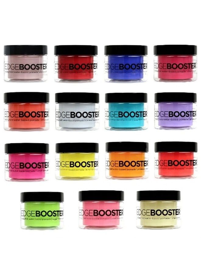 Style Factor Edge Booster Strong Hold Water-Based Pomade 3.38oz - Blueberry Scent - Image 2