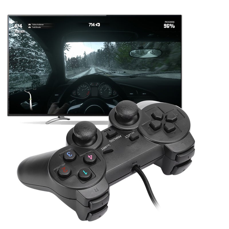 USB Game Controller - Sturdy Durable Wired Gamepad with High Quality Material for PC Gaming - Image 5