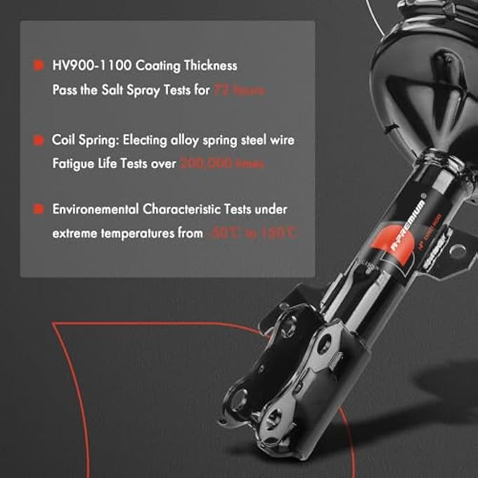 A-Premium Pair 2 Front Complete Strut  Coil Spring Assembly Compatible With Lexus Rx330 20042006 Rx350 20072009 Rx400H Replace 3331660L 3331660R - Image 5