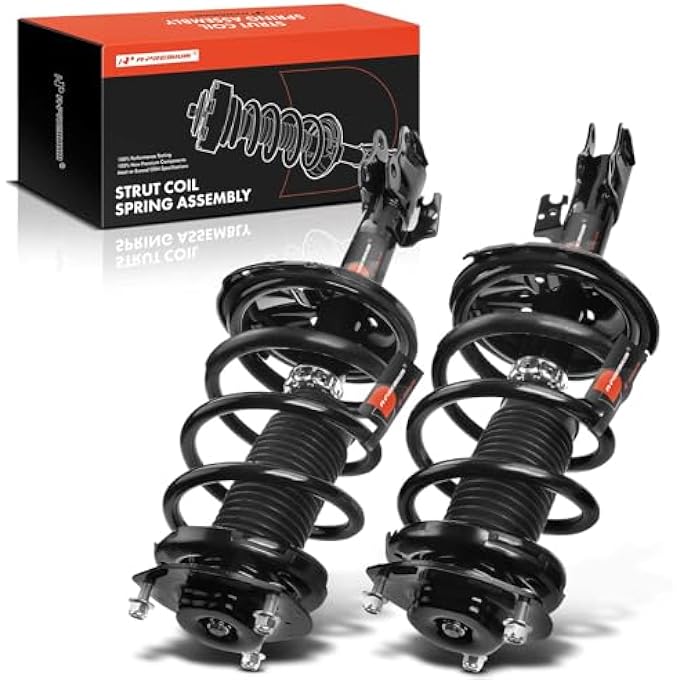 A-Premium Pair 2 Front Complete Strut  Coil Spring Assembly Compatible With Lexus Rx330 20042006 Rx350 20072009 Rx400H Replace 3331660L 3331660R - Image 1