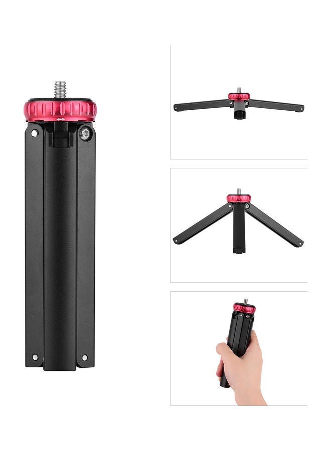 NIBEMINENT Mini Gimbal Tripod Stand Stabilizer Holder for Phone and GoPro Black,Red  - Image 4