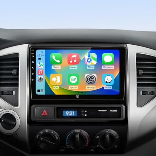 RUICAR Car Radio Stereo for Toyota Tacoma 20052015 9 Touch Screen Head Unit with Android 13CarPlayAndroid Auto264G GPS NavigationBluetoothFMRDS RadioHD Backup Camera - Image 1
