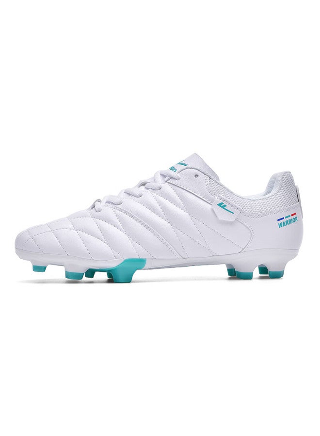 Pull Back Warrior Football Shoes Ag Long Studs Anti-slip Wear-resistant Genuine Grass Field 46hc 43 White Long Studs - Image 2