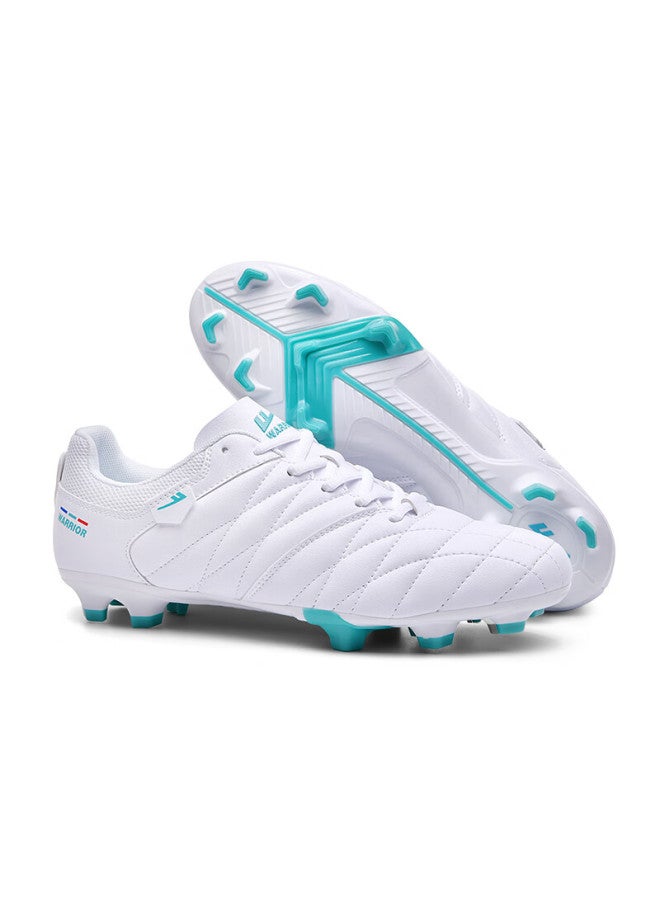 Pull Back Warrior Football Shoes Ag Long Studs Anti-slip Wear-resistant Genuine Grass Field 46hc 43 White Long Studs - Image 3