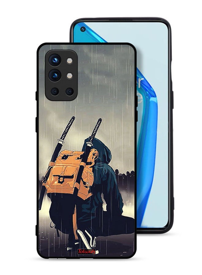 Tolwak OnePlus 9R 5G Protective Case Cover Sword Samurai Digital Art - Image 1