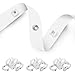Antrys 3 Pack RV Clear Glide Tape Glides for RV Curtains 12 inch 72 inches Curtain Glide Tape A115 Camper Curtain Track Clips for Smooth and Effortless Curtain Movement Ensuring a Precise Fit - Image 2