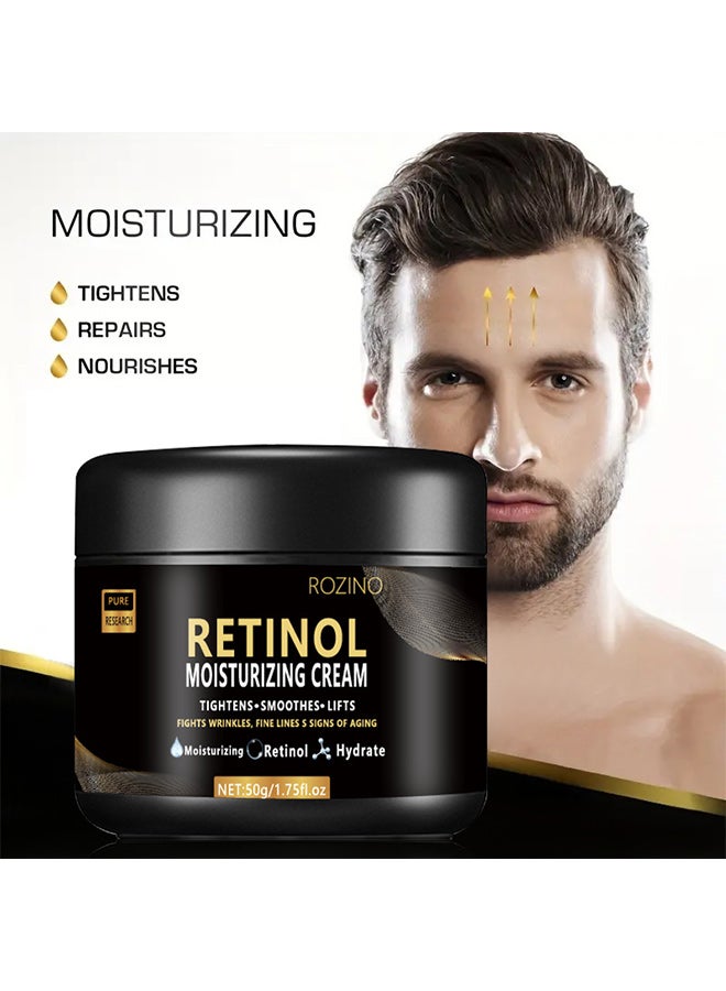 روزينو مرطب للرجال مرطب ومنعم للبشرة، يحتوي على الريتينول لتحسين مظهر البشرة وشدها - Image 2