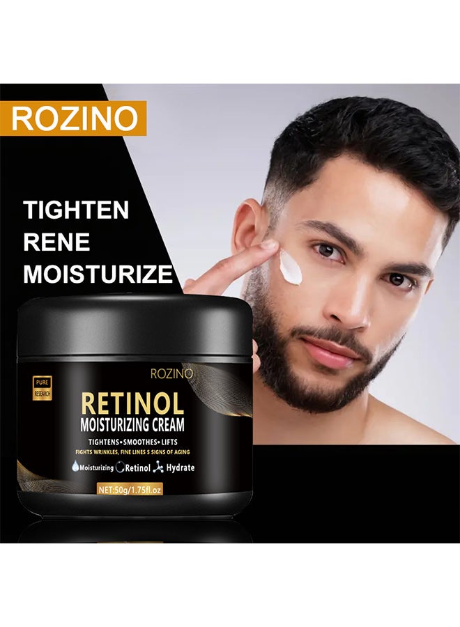روزينو مرطب للرجال مرطب ومنعم للبشرة، يحتوي على الريتينول لتحسين مظهر البشرة وشدها - Image 4