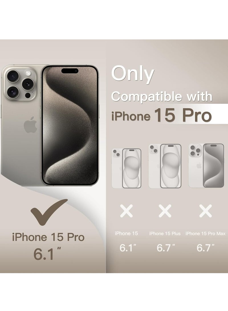 JAJEEK Ultra-Thin Case (0.35mm Thin) for iPhone 15 Pro 6.1 inch, Full Camera Lens Protection, Lightweight Matte Polycarbonate, Wireless Charging Compatible – Sleek & Durable Design - Image 2