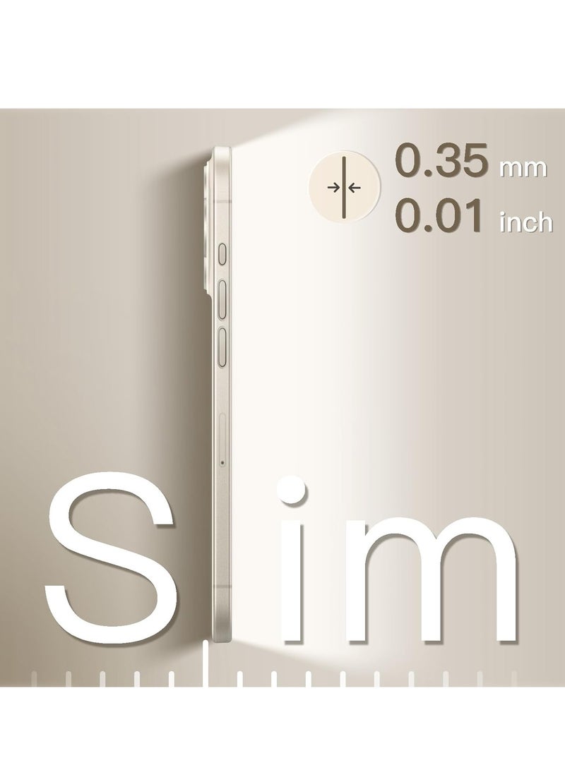 JAJEEK Ultra-Thin Case (0.35mm Thin) for iPhone 15 Pro 6.1 inch, Full Camera Lens Protection, Lightweight Matte Polycarbonate, Wireless Charging Compatible – Sleek & Durable Design - Image 3