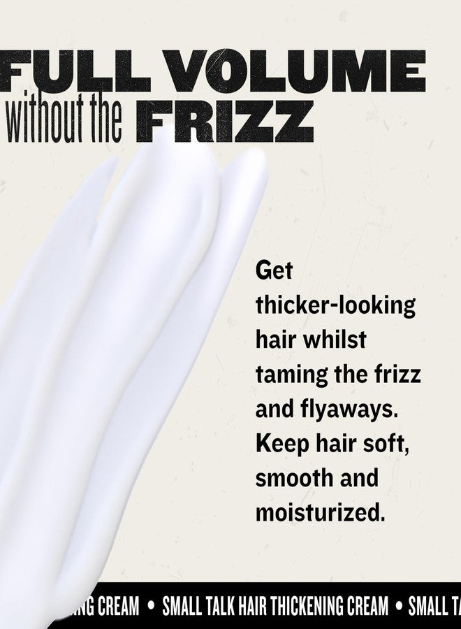 Bed Head TIGI Small Talk MINI 3-in-1 Hair Thickening Cream - Use for Voluminous Hair - For Fine, Thin & Flat Hair - Use on Damp Hair - Premium Hair Thickening Products - 8 oz (3 Pack) - Image 4