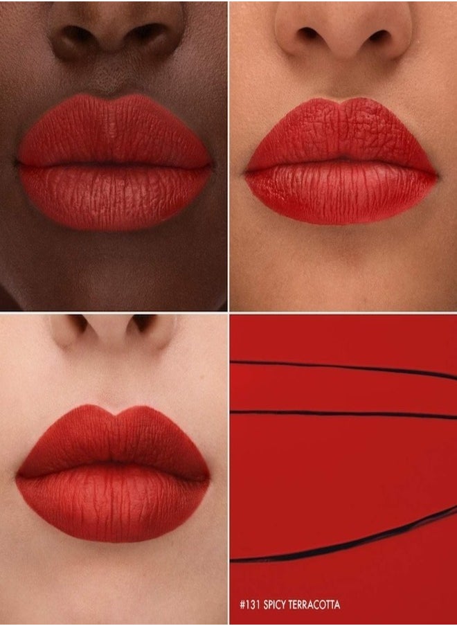 SEPHORA COLLECTION Cream Lip Stain 10HR Liquid Lipstick 131 Spicy Terracotta - Matte Terracotta Red – Long-Lasting, Matte Brown Pink, High-Pigment & Transfer-Resistant (5ml) - pzsku/Z63DFC7A0DDBC1159F2DDZ/45/_/1731067816/84891aec-2eef-41e6-b82d-14aab14f67ea