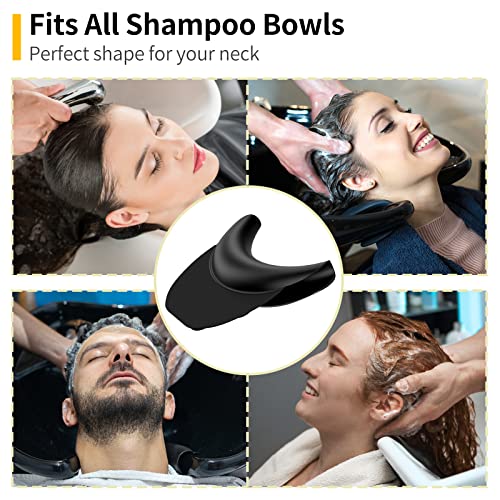AISEELY Shampoo Bowl Neck Rest with Suction Cup, Silicone Neck Rest for Salon Sink, Shampoo Neck Cushion, Non-Slip Salon Neck Rest for Hair Washing Sink Neck Support, Neck Rest for Wash Basin - Image 5